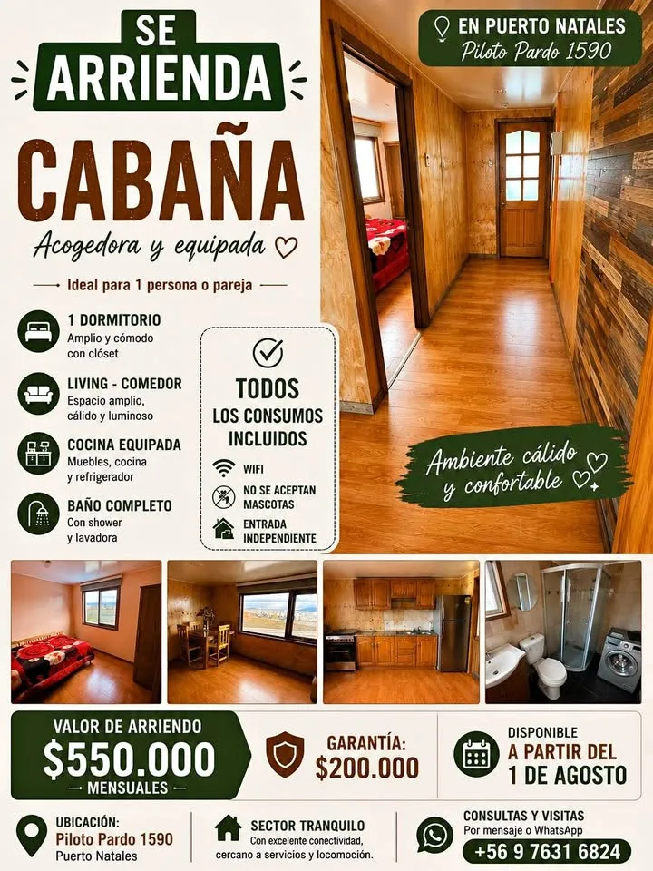 Cabana en Caleta Tortel