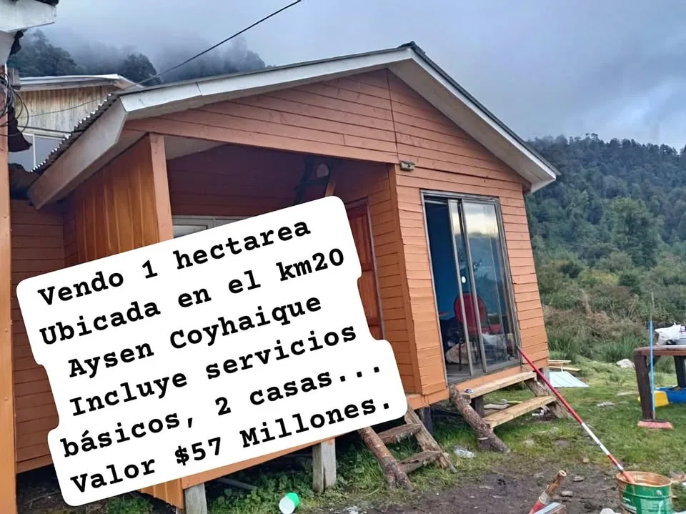 Se venden 2 casas en 1 hectarea