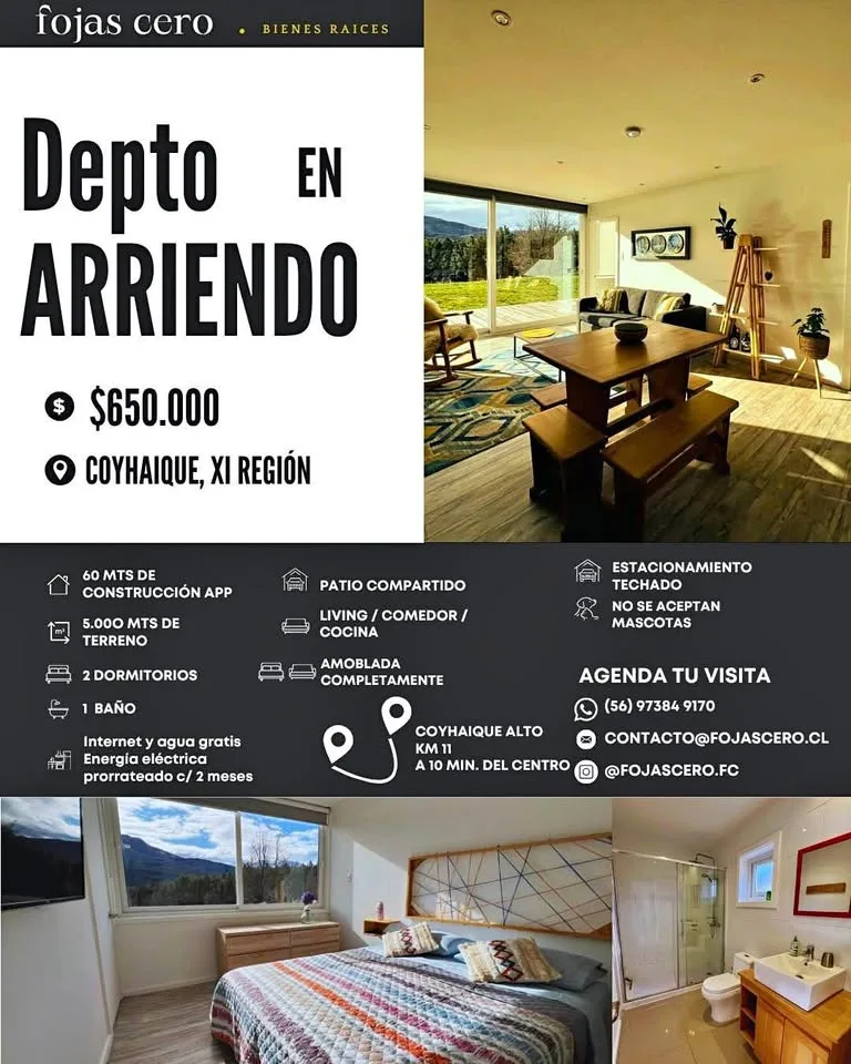 Departamento en Venta en Coyhaique | $650.000 - 2